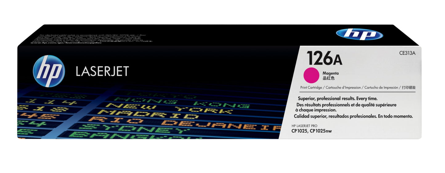 HP CE313A/126A Magenta Toner Cartridge (1K pages, HP LJ Pro CP 1025)