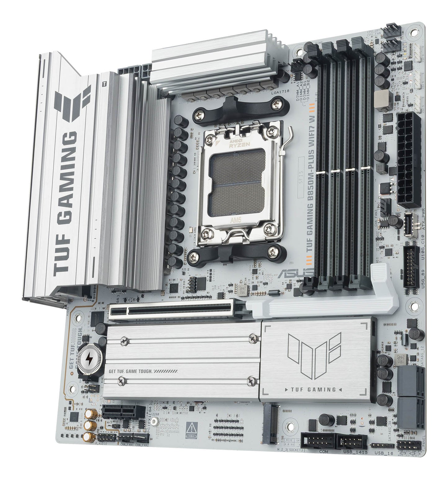 ASUS TUF GAMING B850M-PLUS WIFI7 W AMD B850 Socket AM5 micro ATX Motherboard