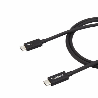StarTech.com 3.3ft (1m) Thunderbolt 3 Cable, 20Gbps, 100W PD, 4K, Thunderbolt