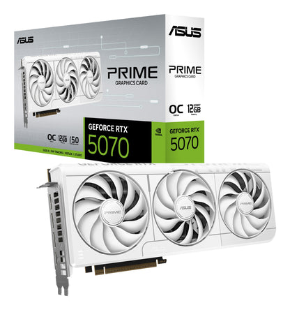 ASUS Prime GeForce RTX 5070 12GB GDDR7 Graphics Card (White)