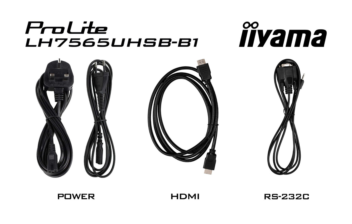 iiyama LH7565UHSB-B1 Signage Display Kiosk design 4K UHD IPS Monitor