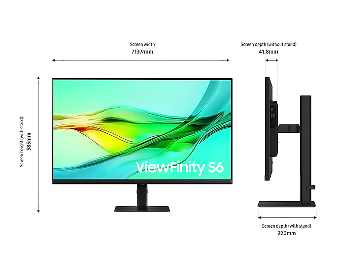 Samsung LS32D600UAU 32" QHD IPS 100Hz Monitor