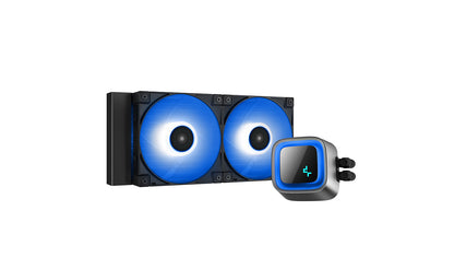 DeepCool LS520 Processor All-in-one liquid cooler 12 cm Black 1 pc(s) Cooling
