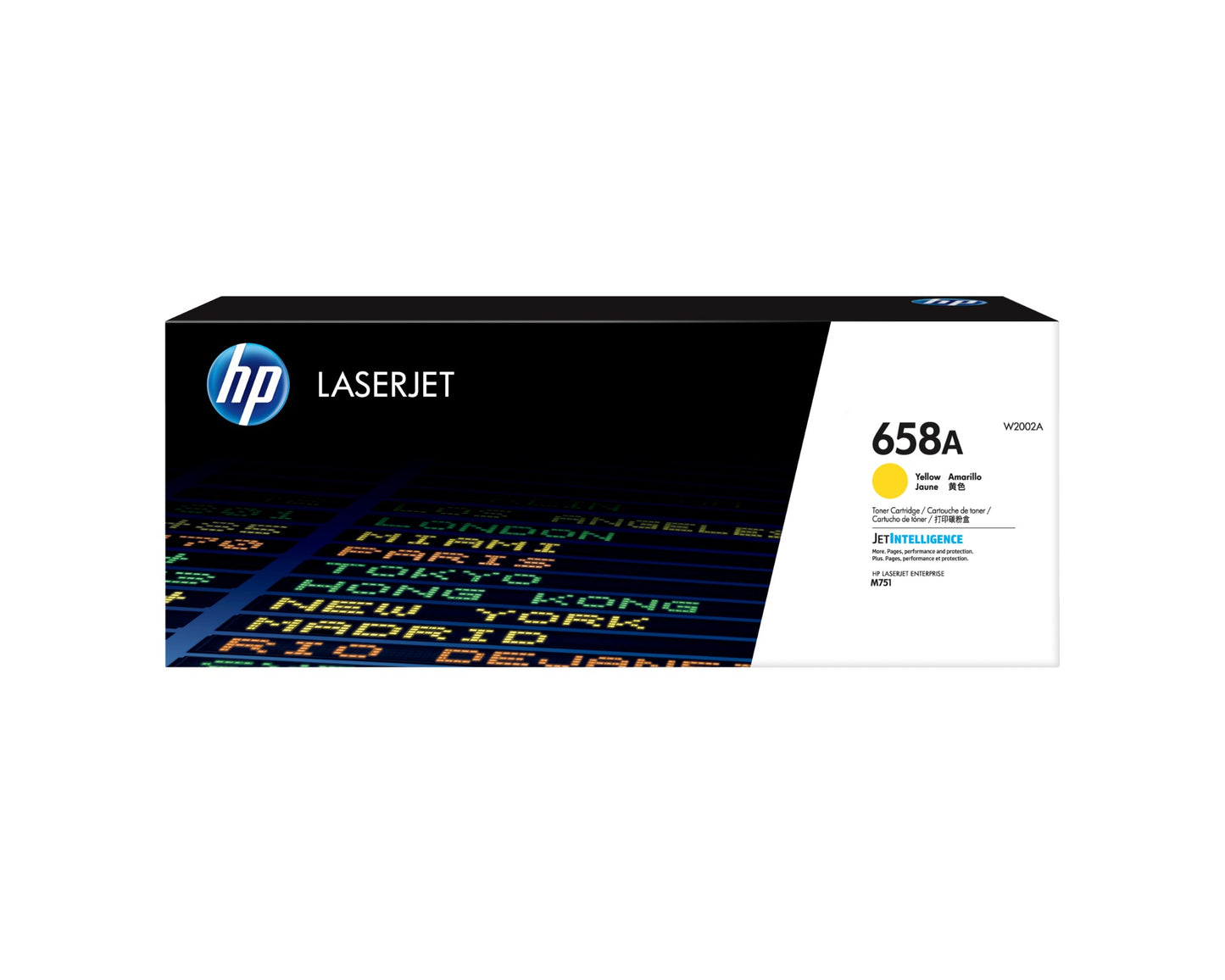 HP W2002A/658A Yellow Toner Cartridge (6K pages, HP M 751)