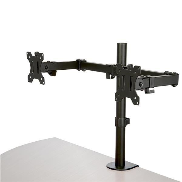 StarTech.com Desk Mount Dual Monitor Arm - Desk Clamp / Grommet VESA Monitor Mount
