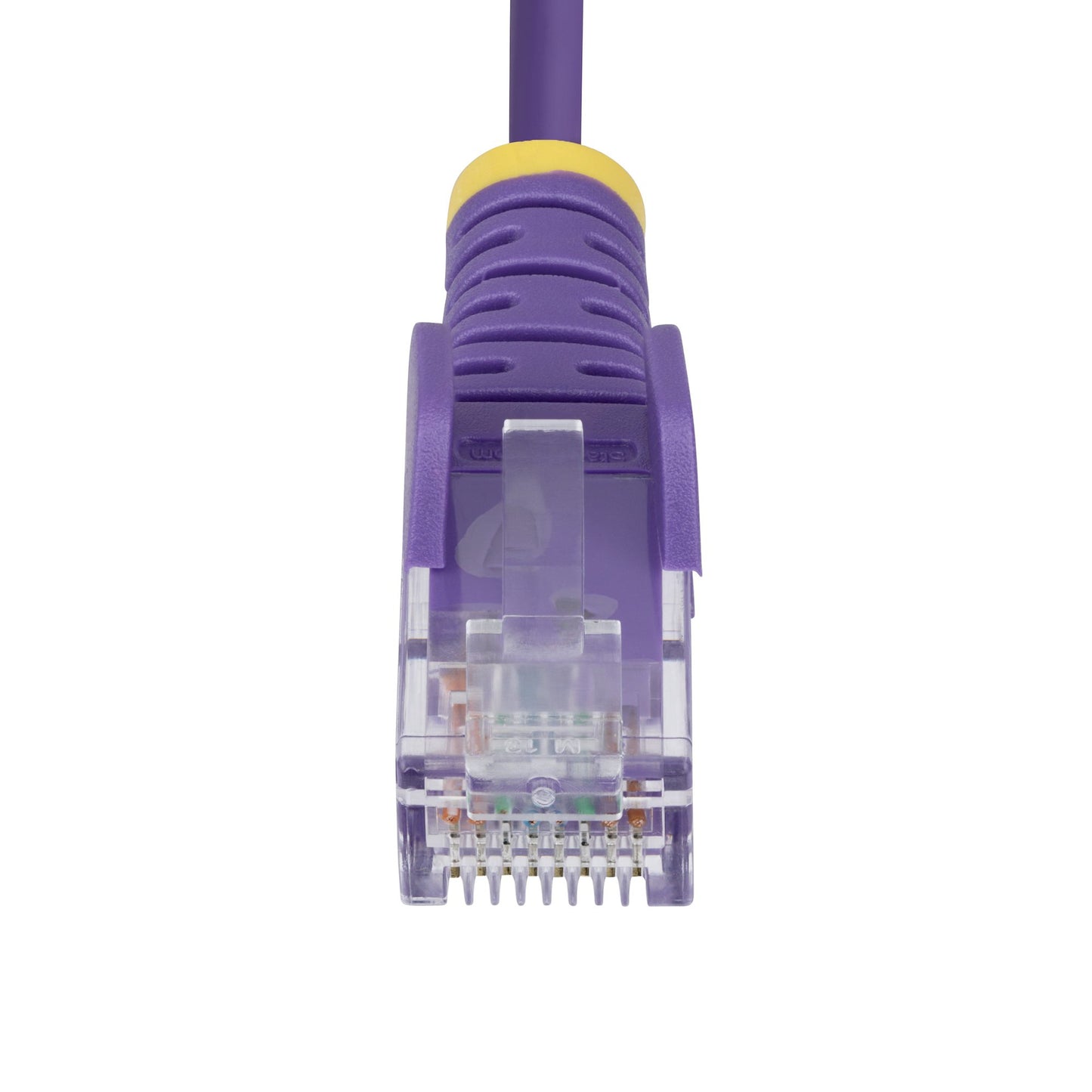StarTech.com 15m Purple Slim CAT6 Ethernet Cable, Snagless, 100W PoE, UTP, LSZH