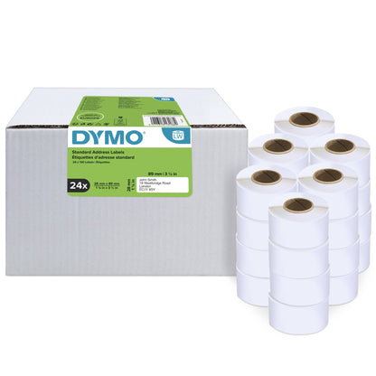 DYMO 13188/S0722360 DirectLabel-etikettes white 28mm x 89mm Pack=24 for Dymo LW 550 Labels