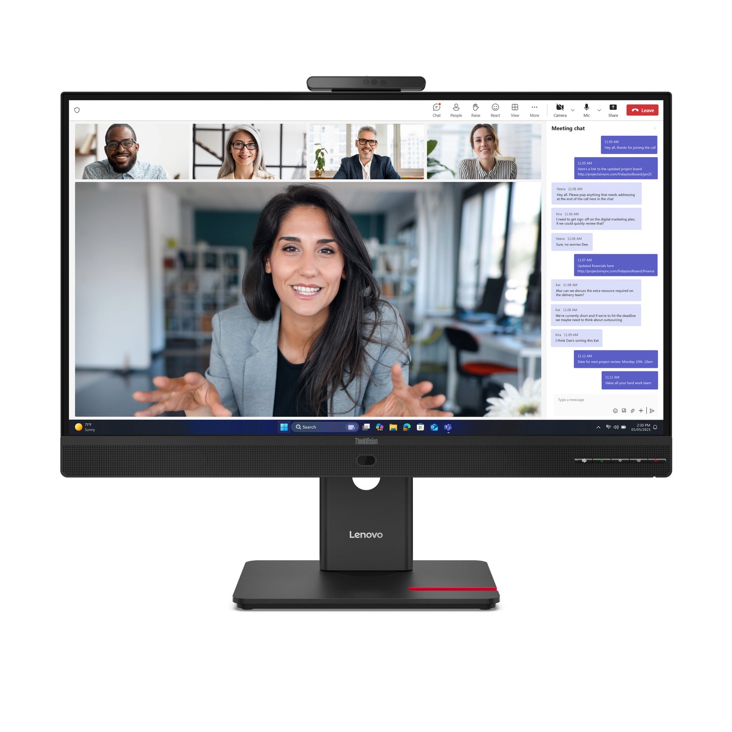 Lenovo ThinkVision T24-4v 23.8" Full HD IPS 120Hz Monitor