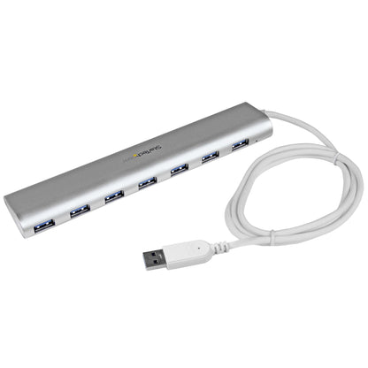 StarTech.com 7-Port USB Hub, USB A to 7x USB-A Ports, USB 5Gbps, Rugged Design, Bus