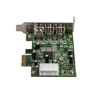 StarTech.com 3 Port 2b 1a Low Profile 1394 PCI Express FireWire Card Adapter Hub