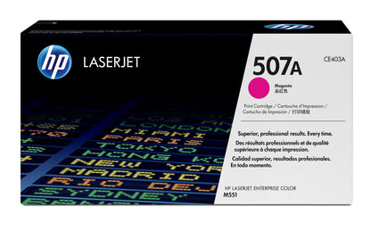 HP CE403A/507A Magenta Toner Cartridge (6K pages, HP LaserJet EP 500)