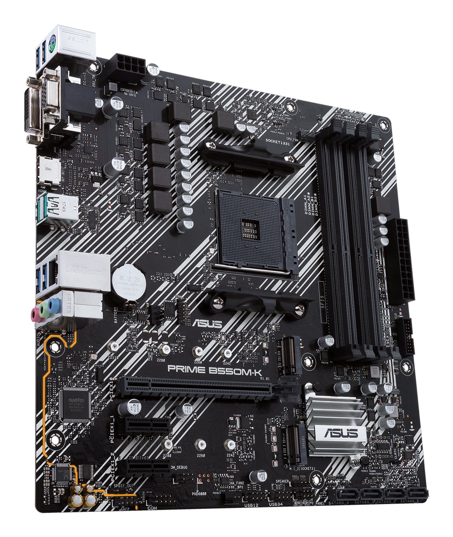 ASUS PRIME B550M-K AMD B550 Socket AM4 micro ATX Motherboard