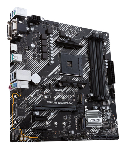ASUS PRIME B550M-K AMD B550 Socket AM4 micro ATX Motherboard