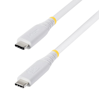 StarTech.com 1m (3ft) USB4 Cable, 40Gbps, USB-IF Certified USB-C Cable, 240W PD, 8K (White)
