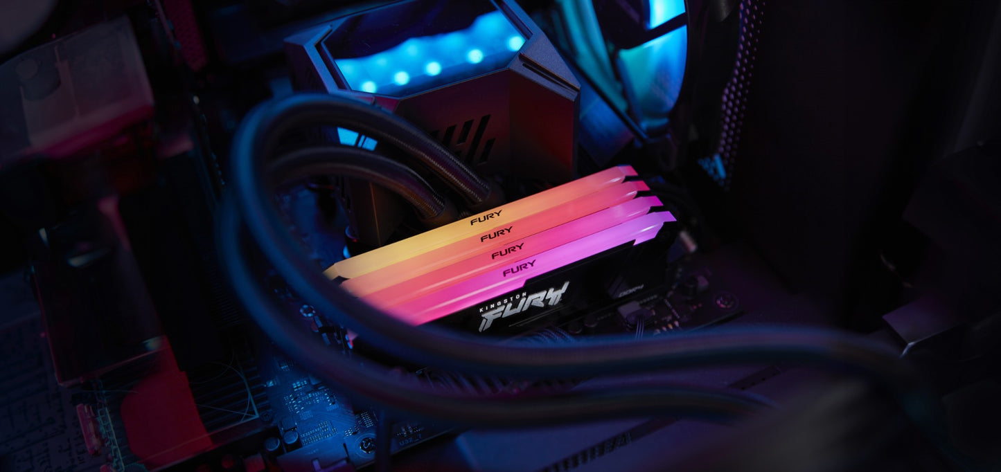 Kingston Technology FURY Beast 32GB DDR4 3200MT/s CL16 Desktop RAM (B2AK232)