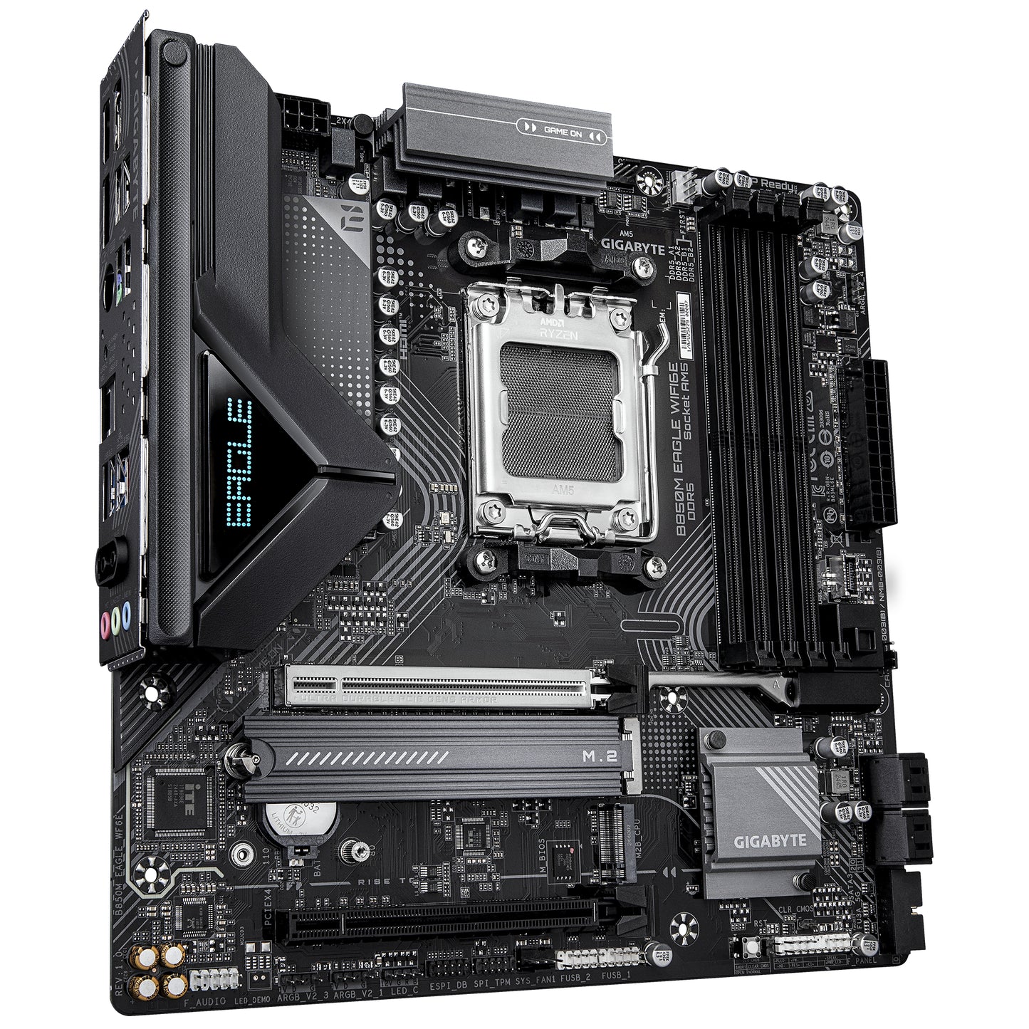 Gigabyte B850M EAGLE WIFI6E Motherboard - AMD Ryzen 9000 Series CPUs, 8+2+2 Phases