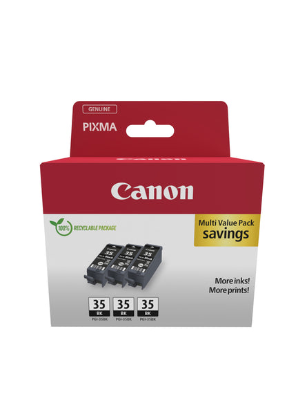 Canon 1509B028/PGI-35BK Black Ink Cartridge (191 pages, Canon Pixma IP 100)