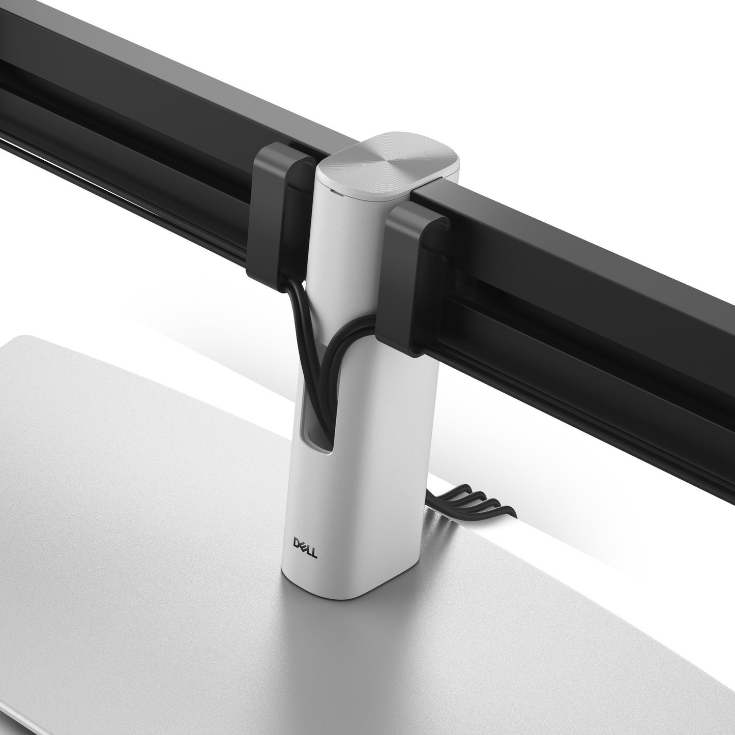DELL MDS26 68.6 cm (27") Desk Black, Silver Mount