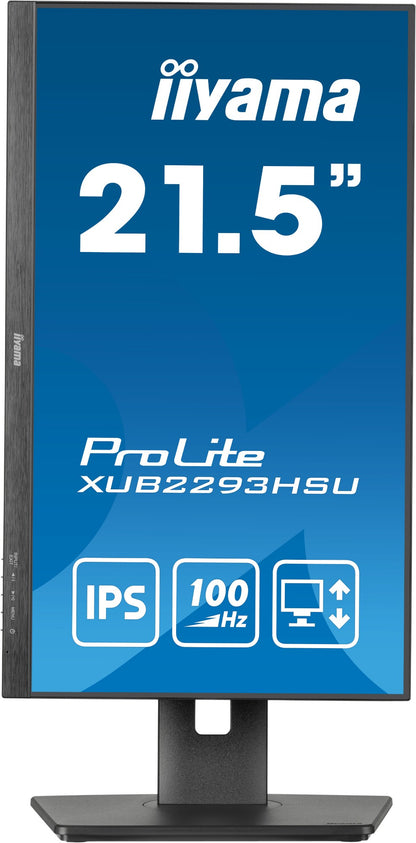 iiyama ProLite XUB2293HSU-B7 21.5" Full HD IPS 100Hz Monitor