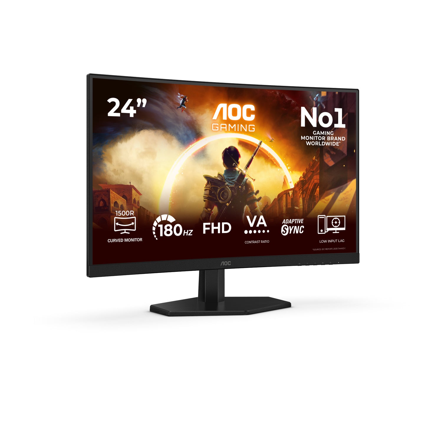 AOC G4 23.6" Full HD VA 180Hz Curved Monitor