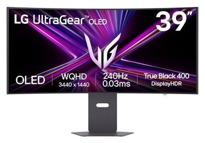 LG 39GX900A-B 39" UWQHD OLED 240Hz Curved Monitor