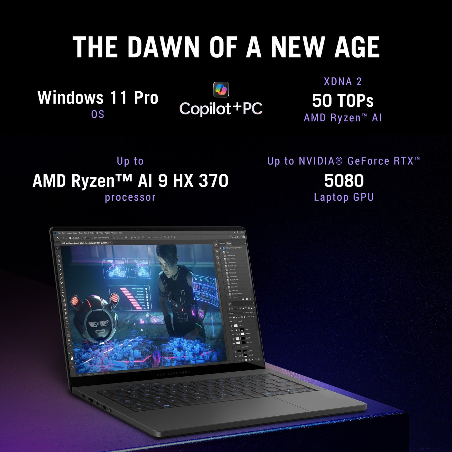 ASUS ROG Zephyrus G14 GA403WR-QS085W 14" Ryzen AI 9 370 32GB 1TB SSD Laptop