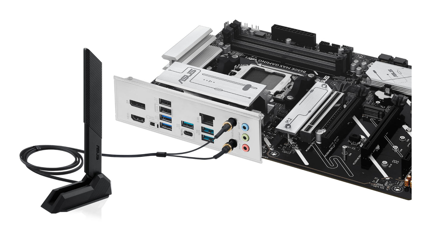 ASUS B650E MAX GAMING WIFI AMD B650 Socket AM5 ATX Motherboard