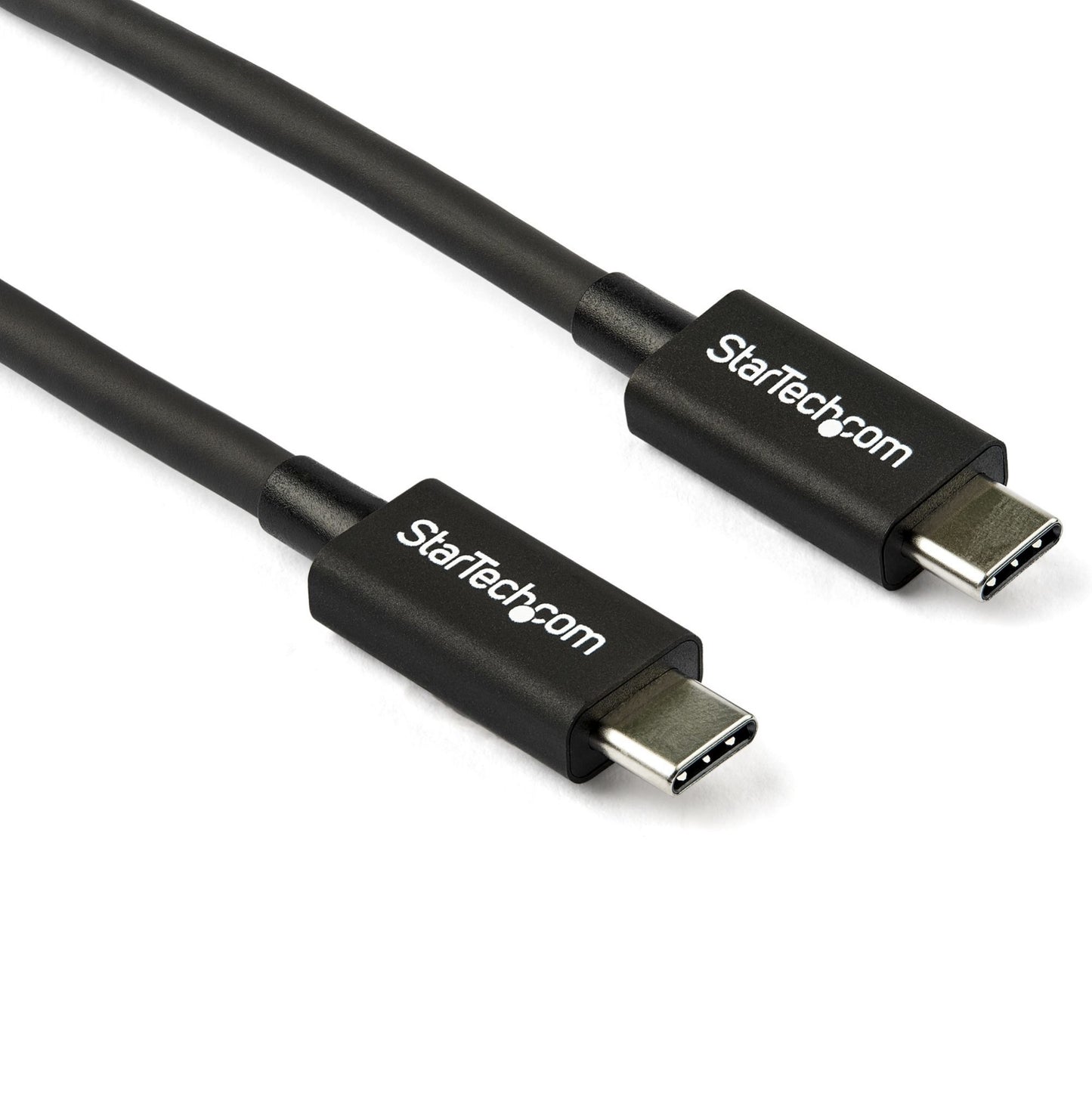 StarTech.com 2.6ft (80cm) Thunderbolt 3 Cable, 40Gbps, 100W PD, 4K/5K, Thunderbolt