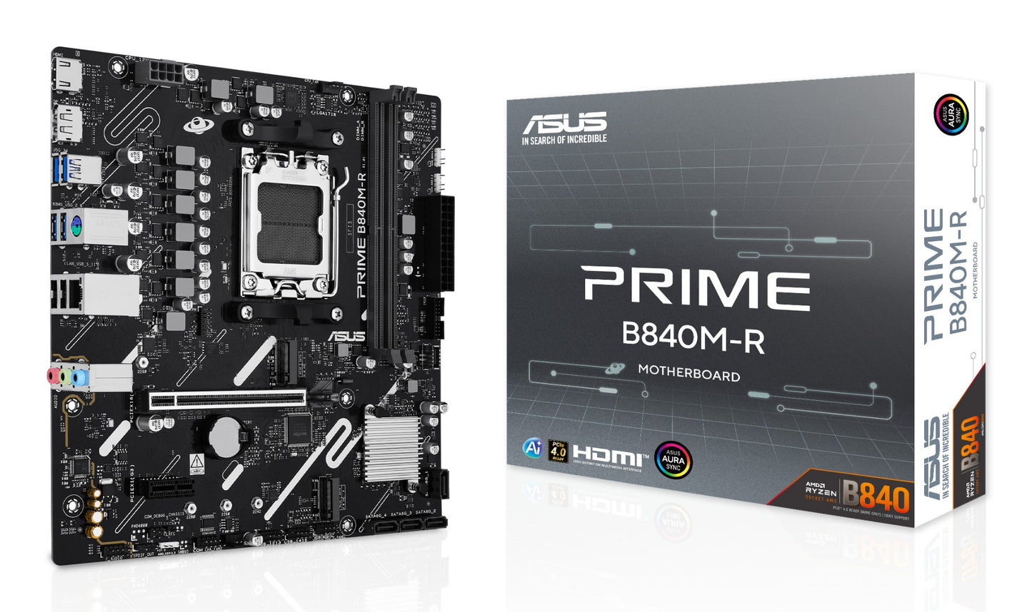 ASUS PRIME B840M-R AMD B840 Socket AM5 micro ATX Motherboard