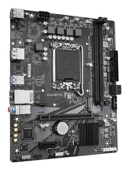 Gigabyte H610M K V2 Motherboard - Intel Core 14th CPUs, up to 5600MHz DDR5, 1xPCIe