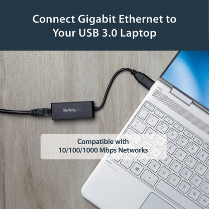 StarTech.com USB 3.0 to Gigabit Ethernet Network Adapter, 10/100/1000 Mbps, USB to (B31000S)