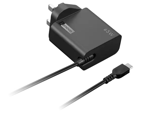 Lenovo 65W USB-C Wall Adapter UK power adapter/inverter Indoor Black Charger