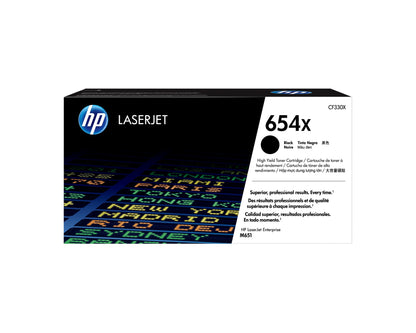 HP CF330X/654X Black Toner Cartridge (20.5K pages, HP Color LaserJet M 651)