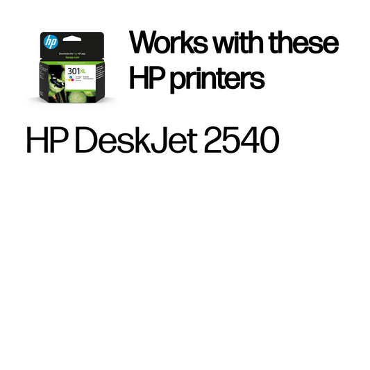 HP CH564EE/301XL Color Ink Cartridge (300 pages)