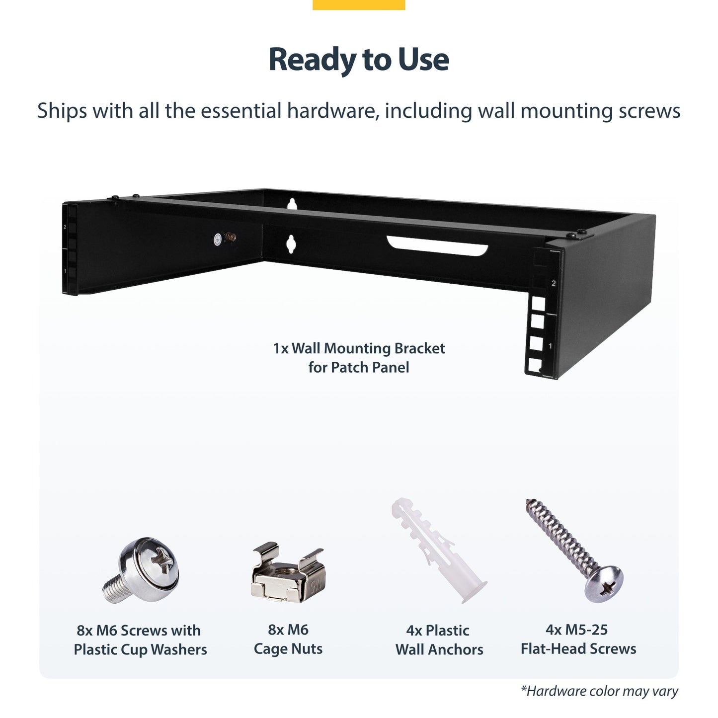 StarTech.com 2U Wall Mount Network Rack - 14In. Deep (Low Profile) - 19" Patch Panel