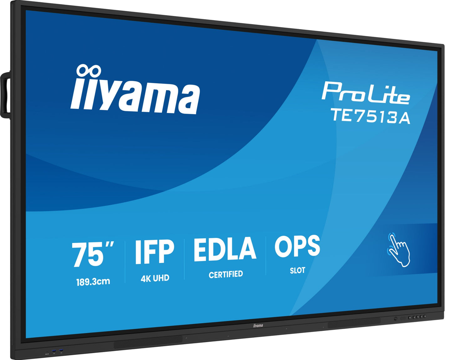 iiyama TE7513A-B2AG Signage Display Interactive flat panel 4K UHD IPS Touch Monitor