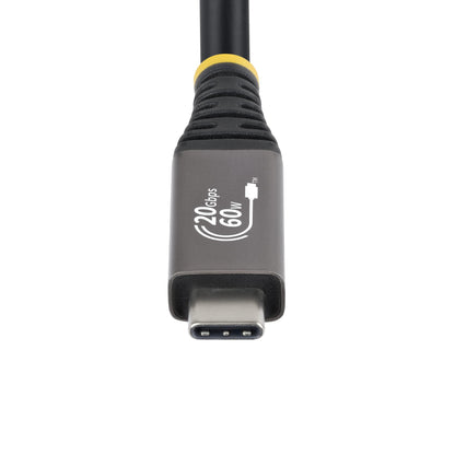 StarTech.com 3m (10ft) USB4 Cable, 20Gbps, USB-IF Certified USB-C Cable, 60W PD, 4K (Black)