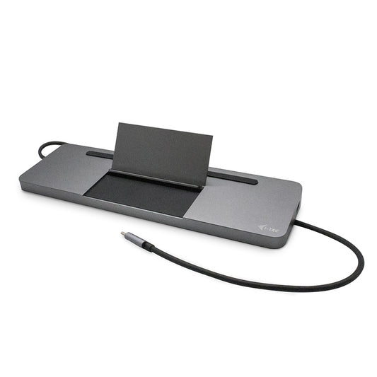 i-tec Metal Ergonomic 3x USB-C Docking Station 85W