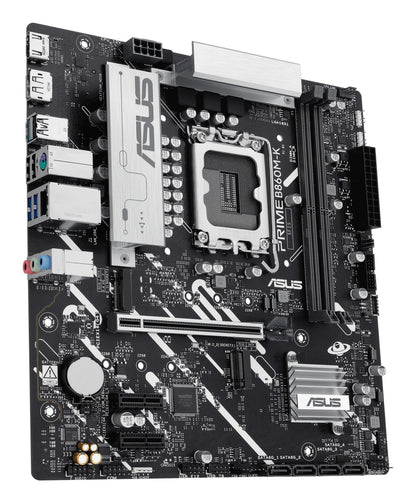ASUS PRIME B860M-K Intel B860 LGA 1851 (Socket V1) micro ATX Motherboard
