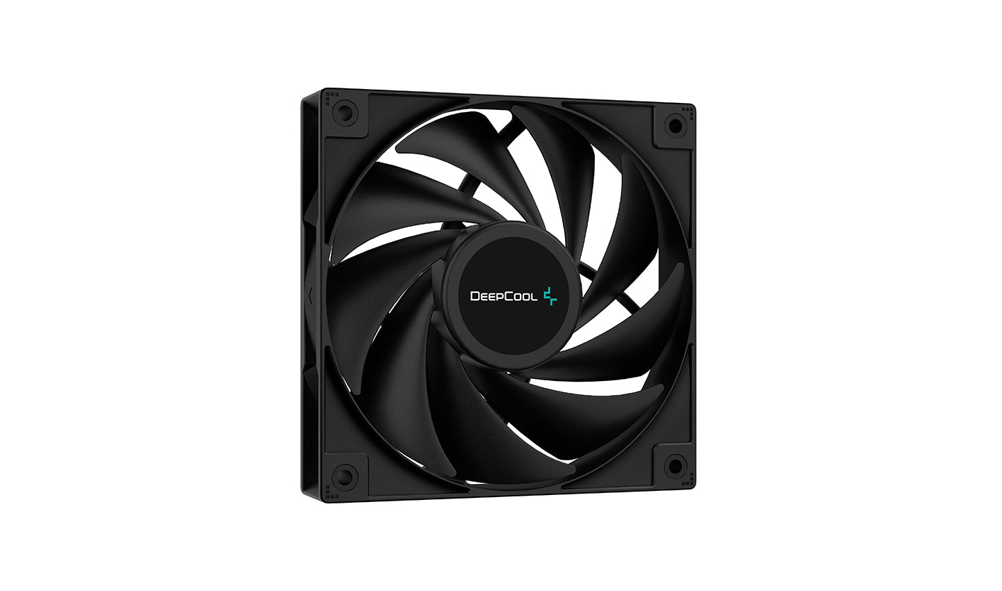 DeepCool AG400 Processor Air cooler 12 cm Aluminium, Black 1 pc(s) Cooling