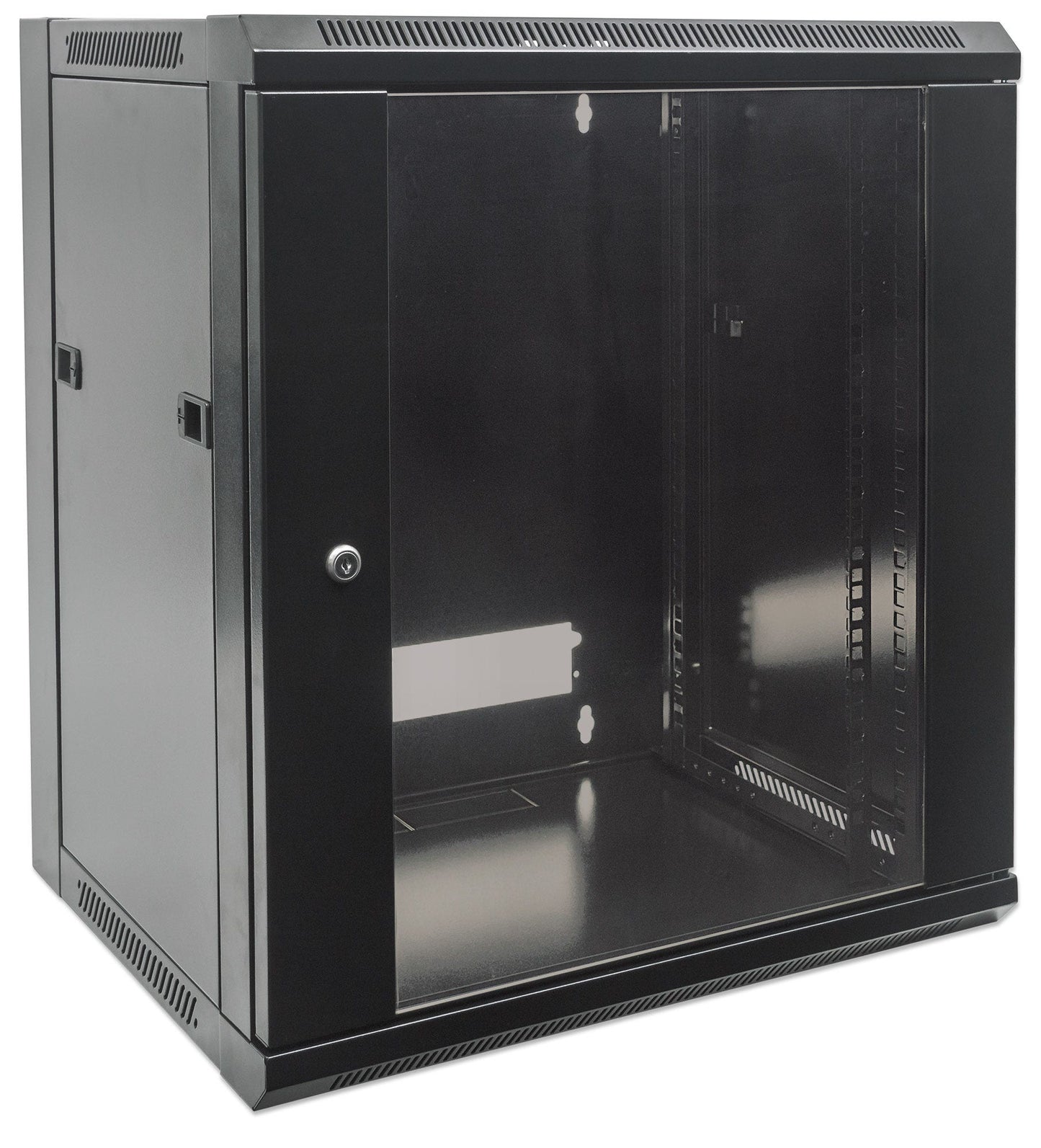 Intellinet 19" Network Cabinet - Wall Mount (Standard), 9U, 600mm Deep, Black Rack (711791)