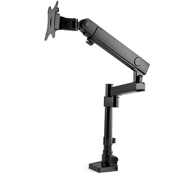StarTech.com Desk Mount Monitor Arm with 2x USB 3.0 Ports, Full Motion Single