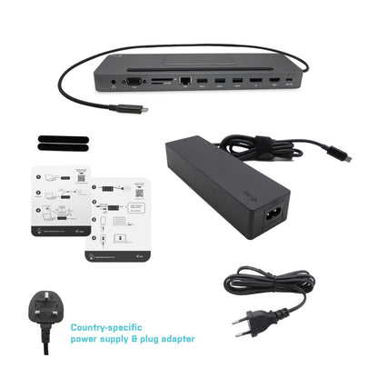i-tec Metal SB-C Ergonomic USB-C Docking Station 85W