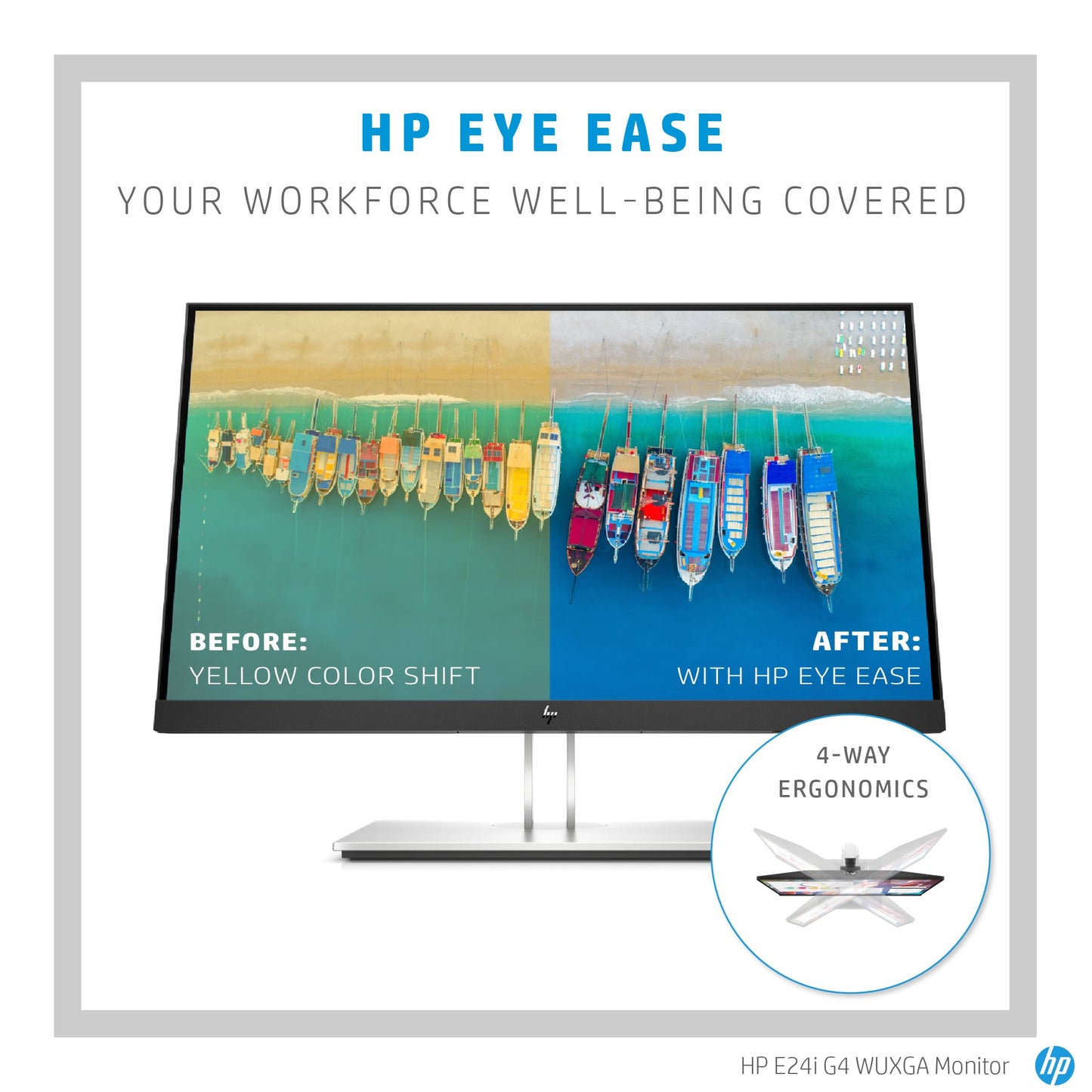 HP E-Series E24i G4 24" WUXGA IPS Monitor