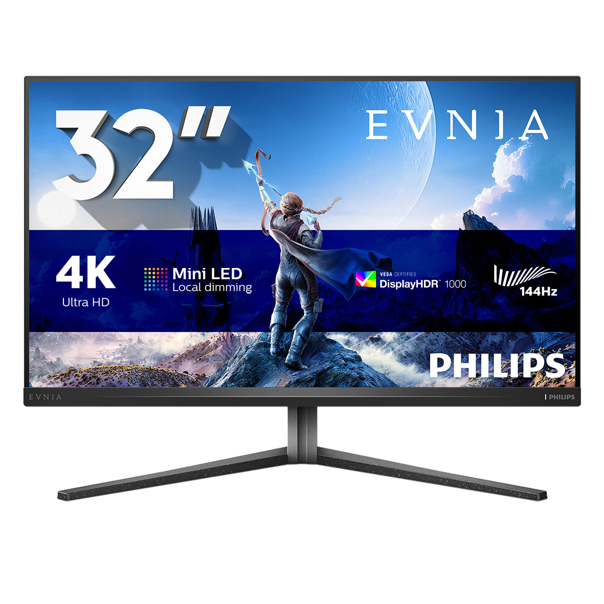Philips Evnia 32M2N6800M/00 31.5" 4K UHD IPS 144Hz Monitor
