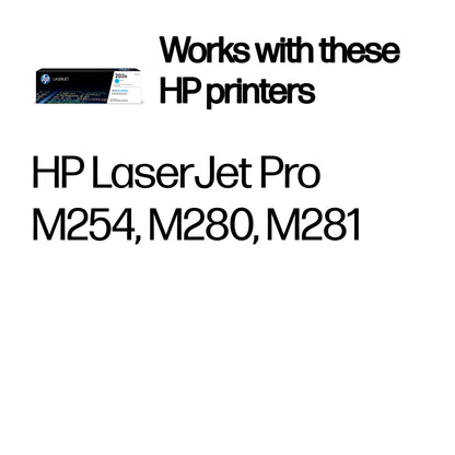 HP CF541A/203A Cyan Toner Cartridge (1.3K pages, HP Pro M 254)
