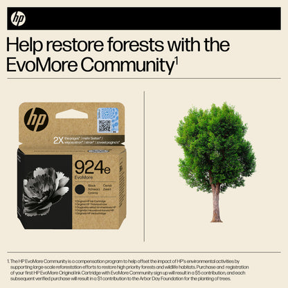 HP 4K0V0NE/924E Black Ink Cartridge (1K pages)