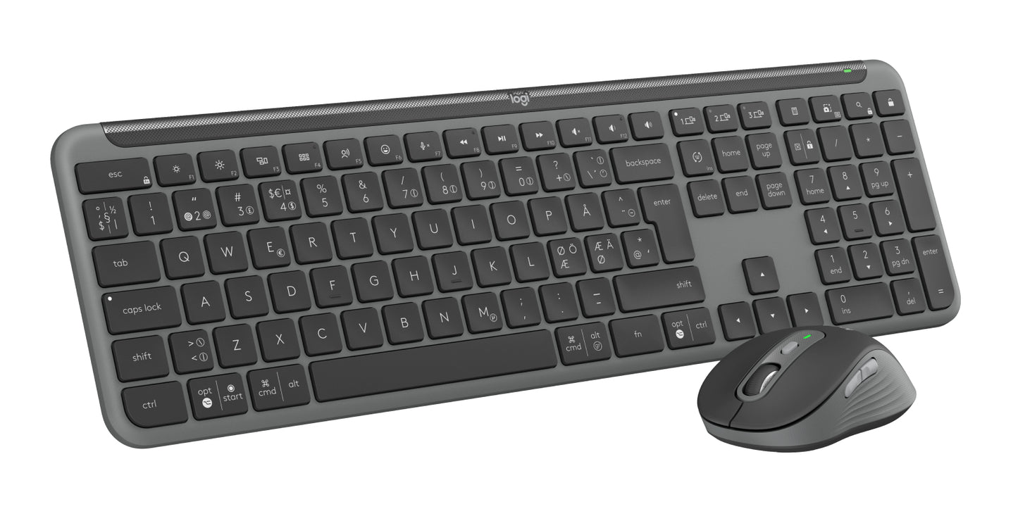 Logitech MK950 included Nordic Wireless Keyboard & Mouse Combo