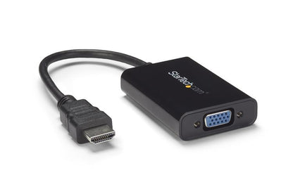 StarTech.com HDMI to VGA Video Adapter Converter with Audio for Desktop PC / Laptop Cable