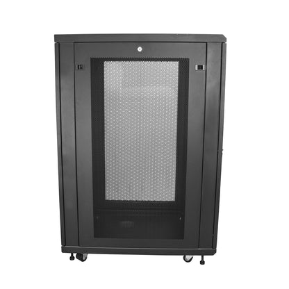 StarTech.com 24U Enterprise-Grade Server Rack Cabinet Kit, 19in Enclosed 4-Post Rack